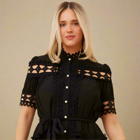 SALE Ibiza Black Lace Dress