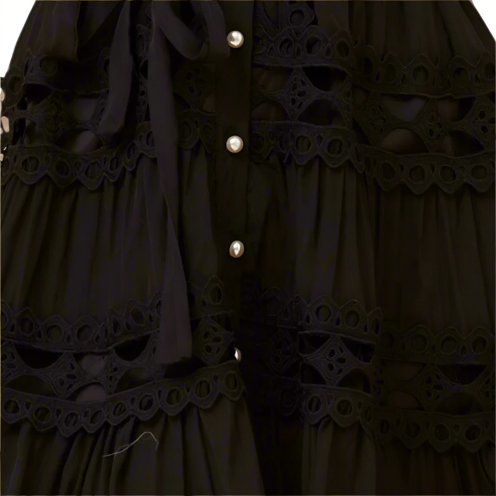 SALE Ibiza Black Lace Dress