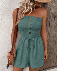 Paige Lake Blue Romper