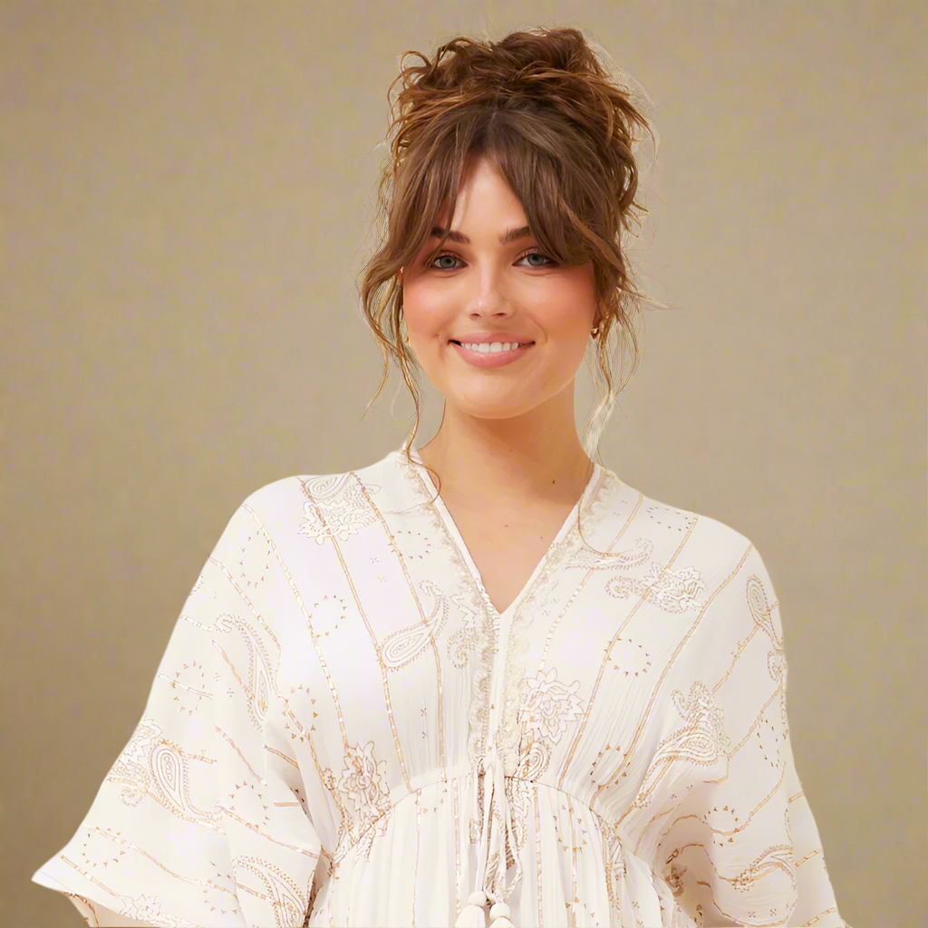 Santorini Embroidered Midi Dress | SHORT SUPPLY