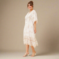 Santorini Embroidered Midi Dress | SHORT SUPPLY