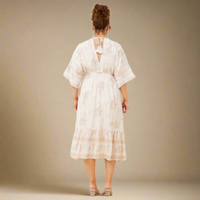 Santorini Embroidered Midi Dress | SHORT SUPPLY