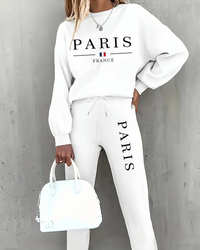 Paris White Tracksuit