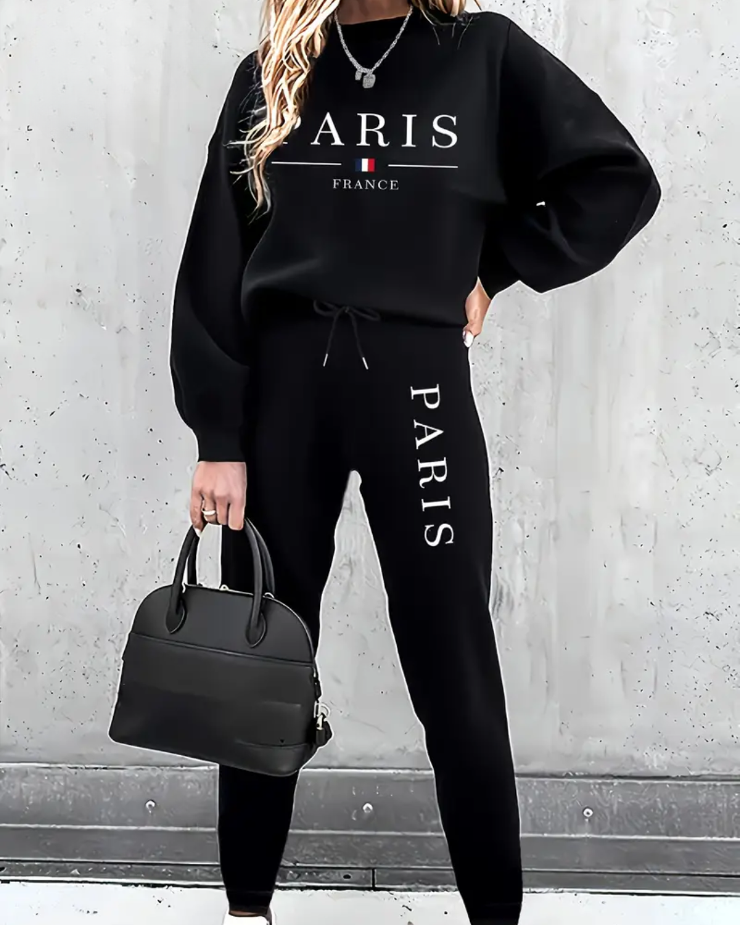 Paris Black Tracksuit