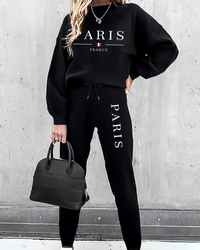 Paris Black Tracksuit