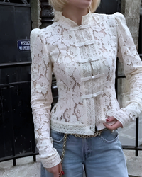 NEW Cali Long Sleeved Lace Blouse