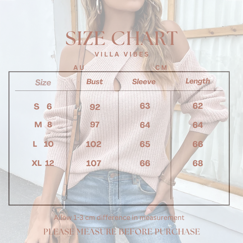 Chloe Halter Knit Sweater I 2 Colours