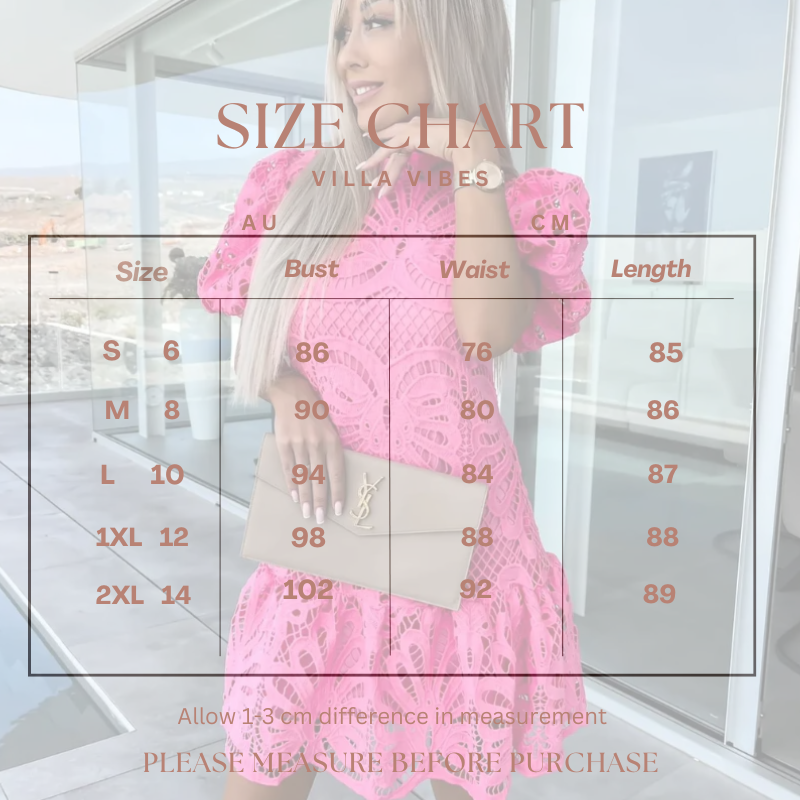 Farrah Pink Lace Dress