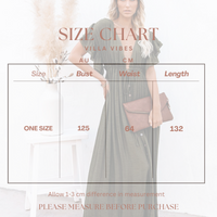 Holly Khaki Drawstring Dress - Villa Vibes Australia