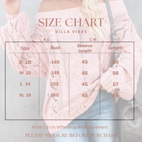 Delta Pink Cable Knit