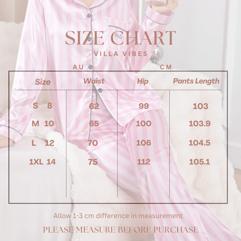Lunar Luxe Pink Striped Satin PJ Set