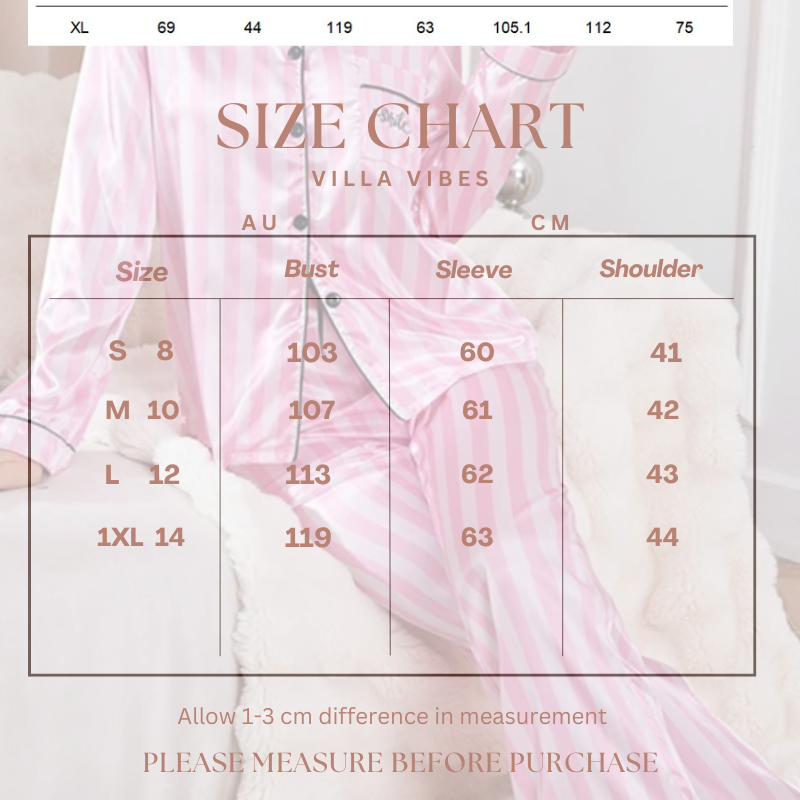 Lunar Luxe Pink Striped Satin PJ Set