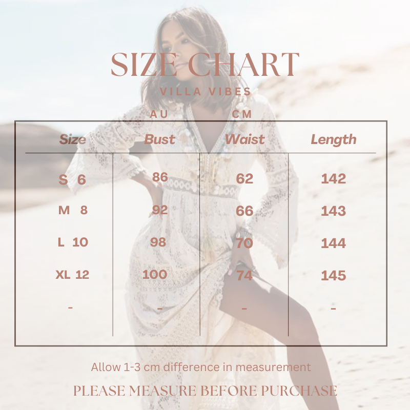 Mendez Cream Maxi Dress - Villa Vibes Australia
