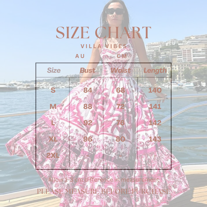 Madonna Pink Holiday Dress - Villa Vibes Australia