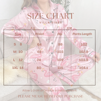 Flirty Flamingo Satin 2pce PJ Set