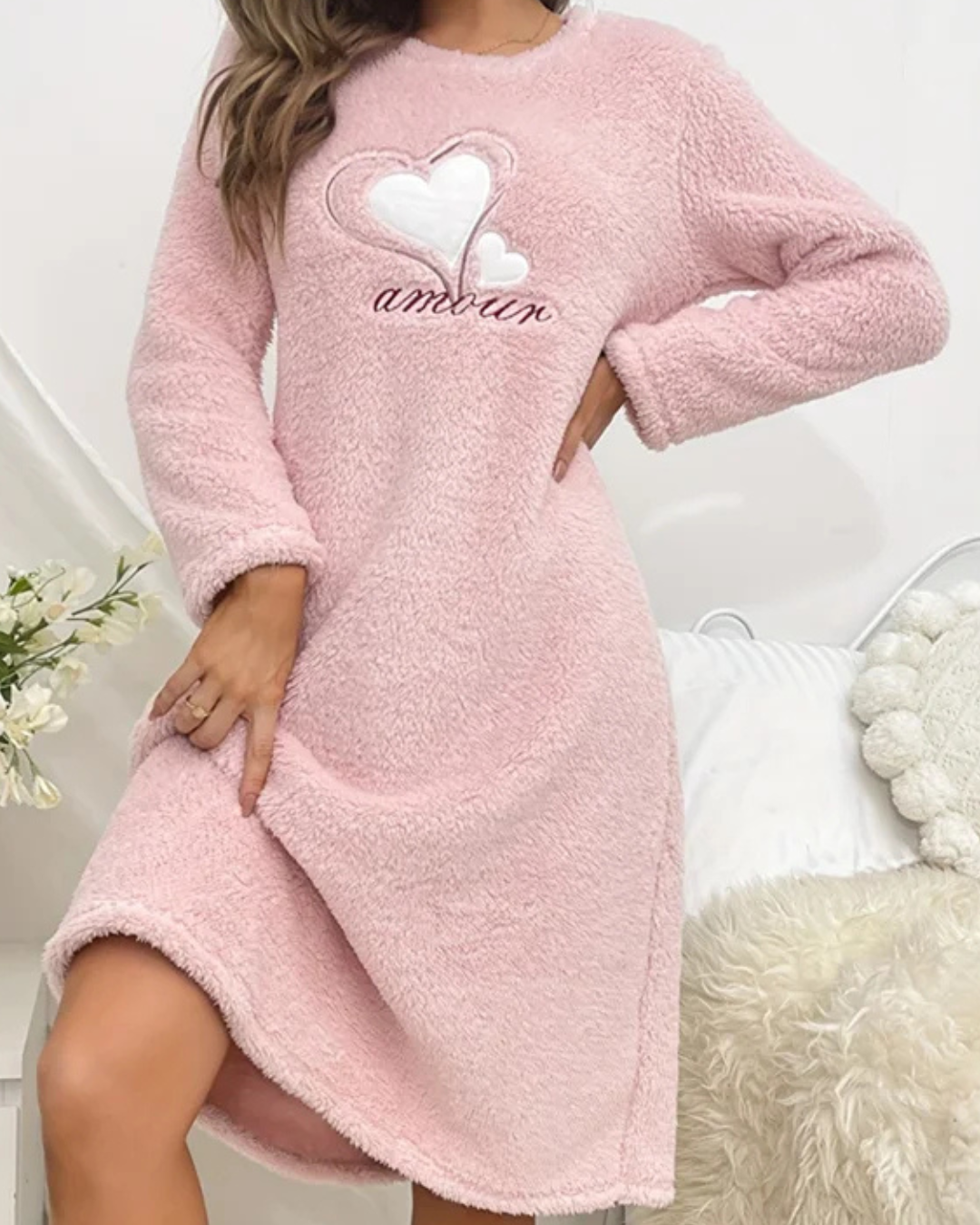 Plush Dreams Heart Nightdress