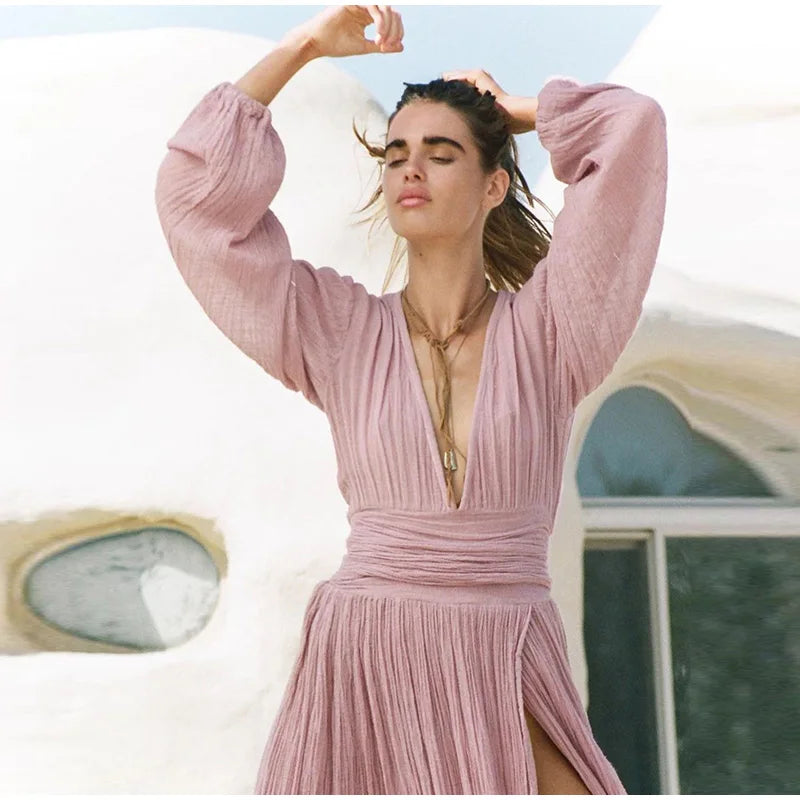 Ella Blush Dress - Villa Vibes Australia