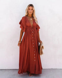 Holly Drawstring Cover-Up - Villa Vibes Australia