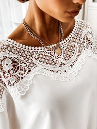 St Barts White Lace Top