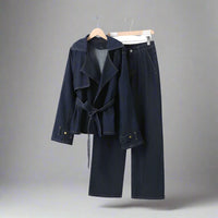 Amber Denim Jacket & Pant Set