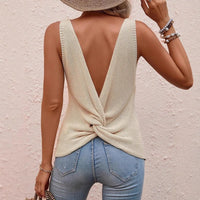 Tahlia Backless Knot Top