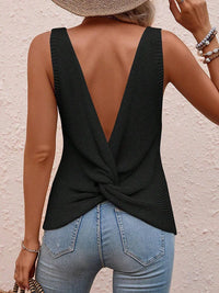 Tahlia Backless Knot Top