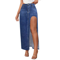 Parker Long Denim Skirt - Villa Vibes Australia