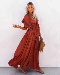 Holly Drawstring Cover-Up - Villa Vibes Australia