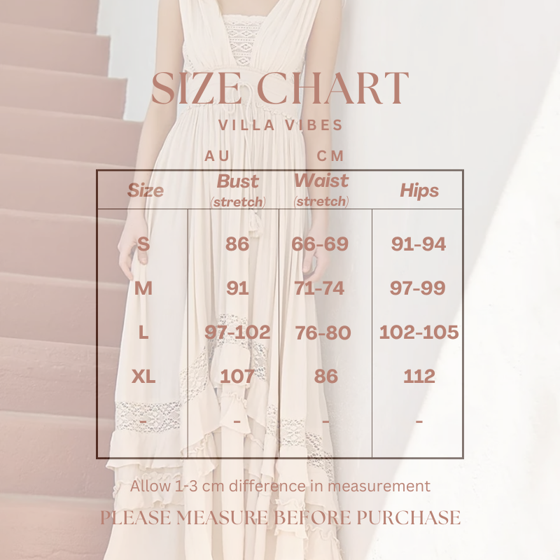 Shakira Bavarian Cream Dress - Villa Vibes Australia