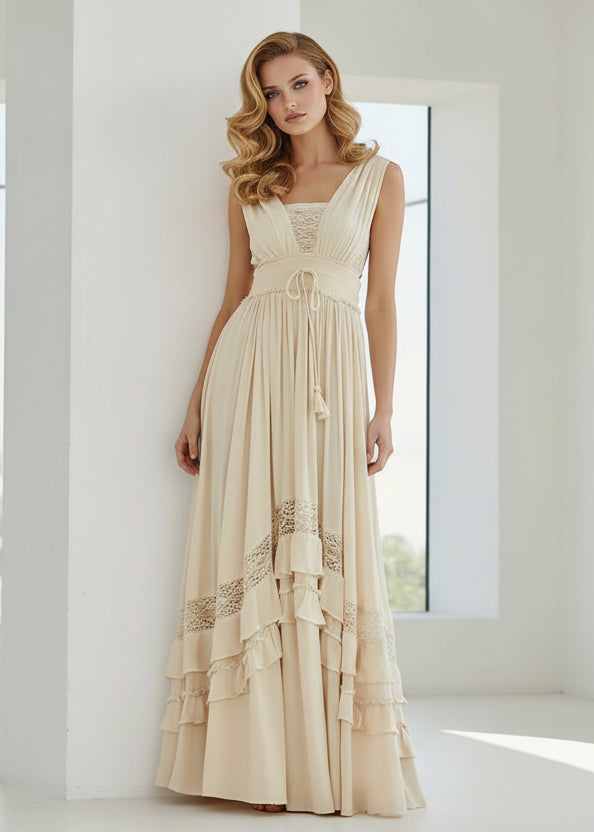 Shakira Bavarian Cream Dress  Villa Vibes Australia
