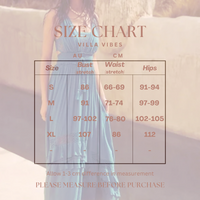 Shakira Malachite Blue Dress - Villa Vibes Australia