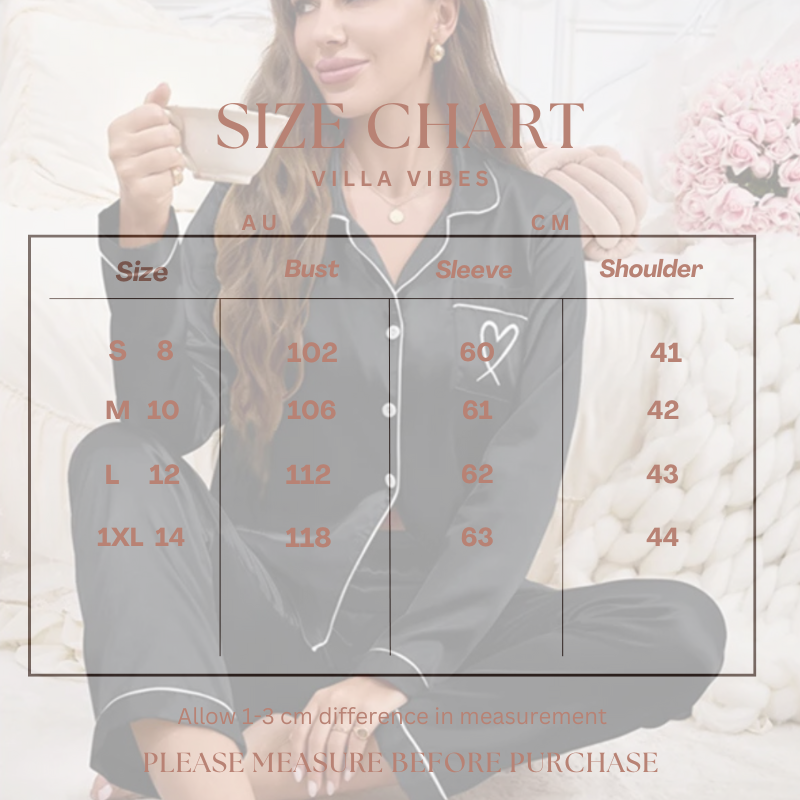 Sweet Dreams Black Silky 2pc PJ Set