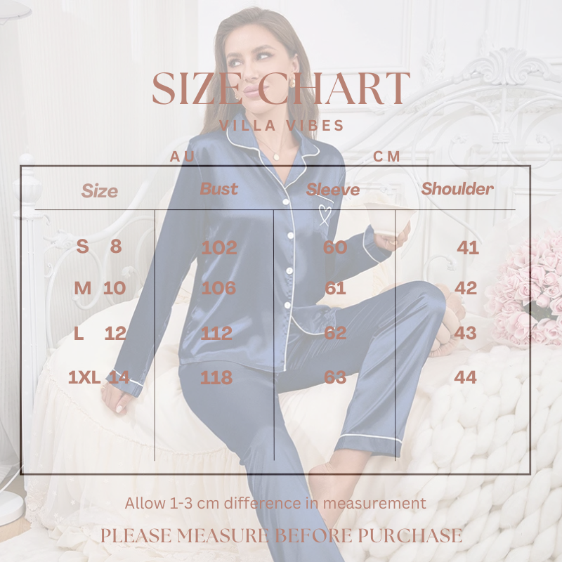 Sweet Dreams Midnight Blue Silky 2pc PJ Set