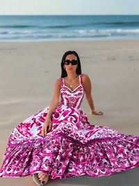 Madonna Pink Holiday Dress