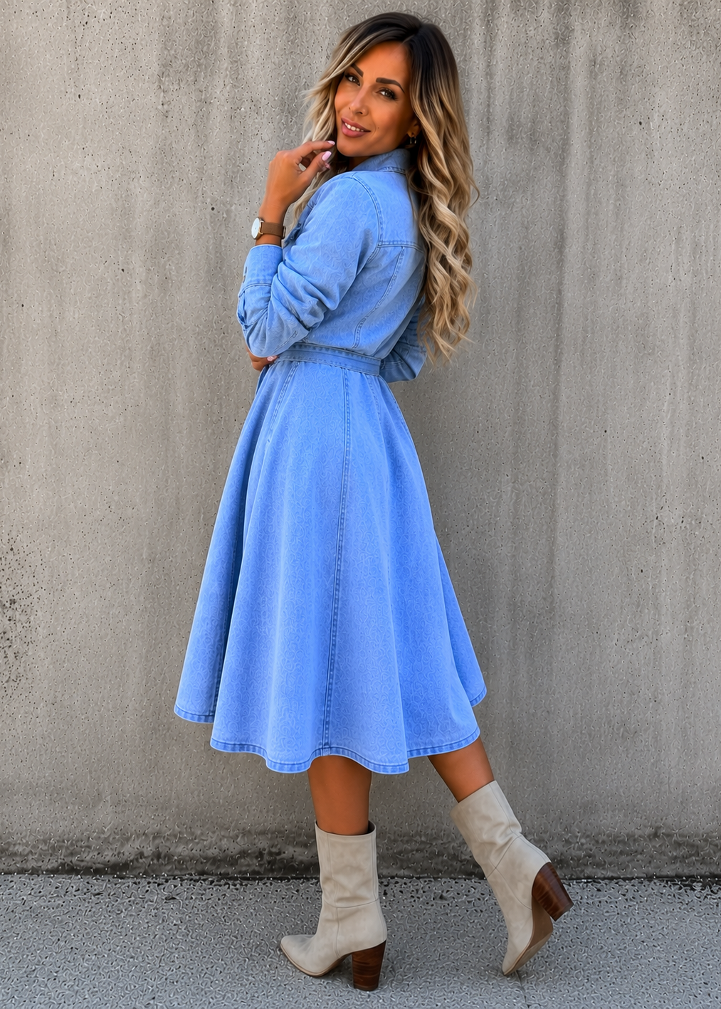 Isla Chambray Dress