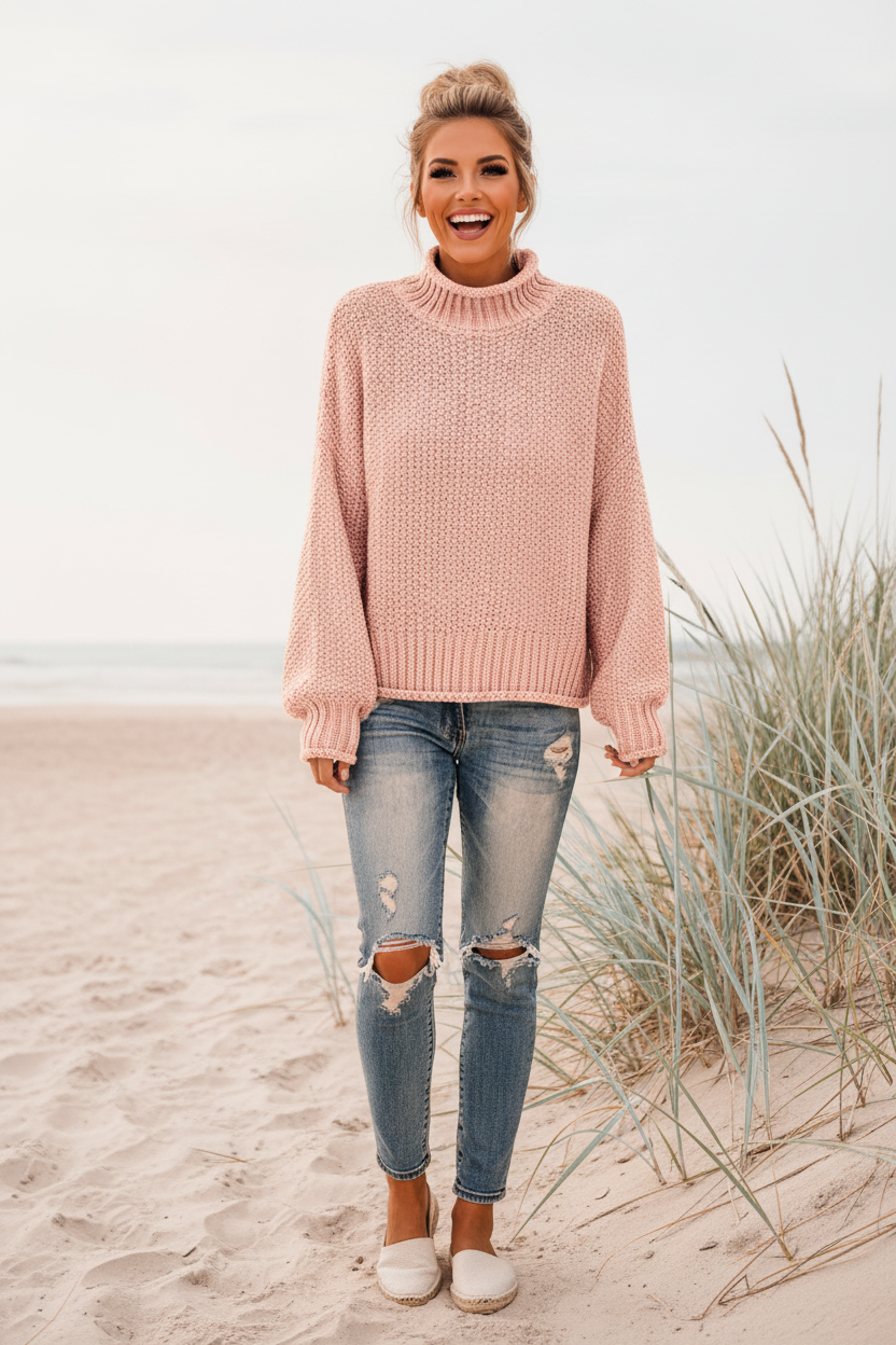 Skye Polar Neck Jumper I 3 Colours