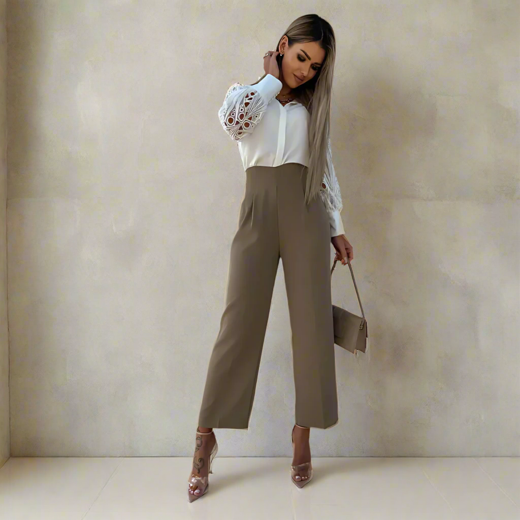 Jolie White Lace Shirt