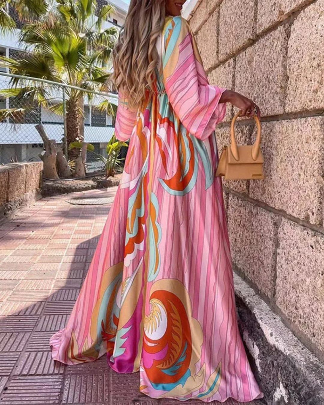 Enya Print Maxi Dress