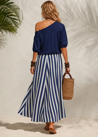 Kylah Monaco Stripe 2PC Set.