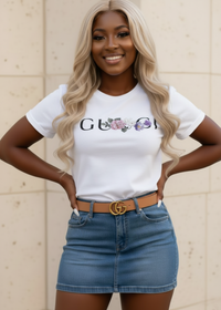 Luxury Inspired White T-Shirt