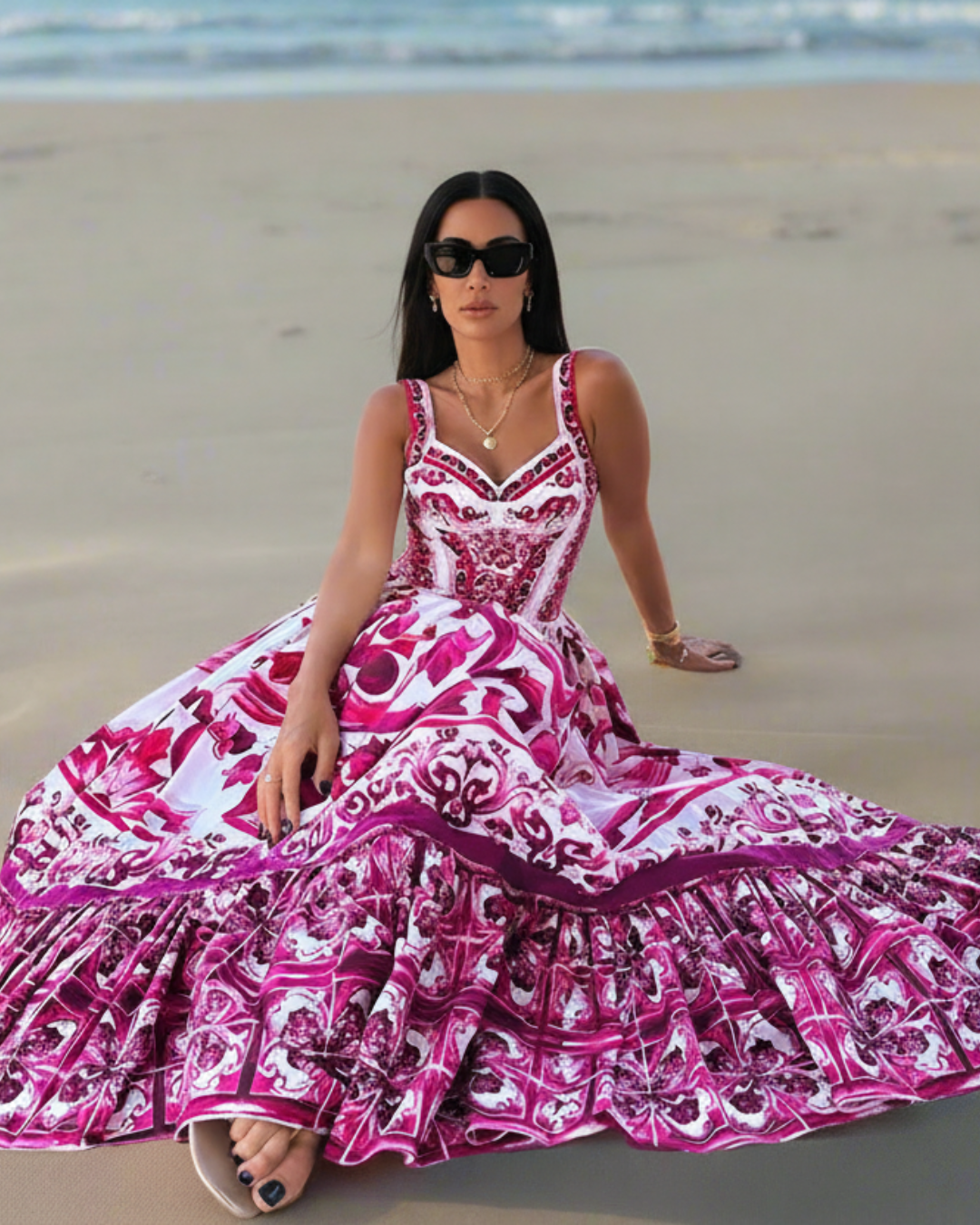 Madonna Pink Holiday Dress