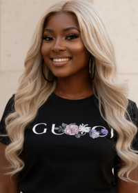 Luxury Inspired Black T-Shirt