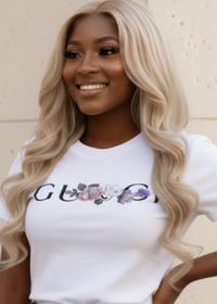 Luxury Inspired White T-Shirt