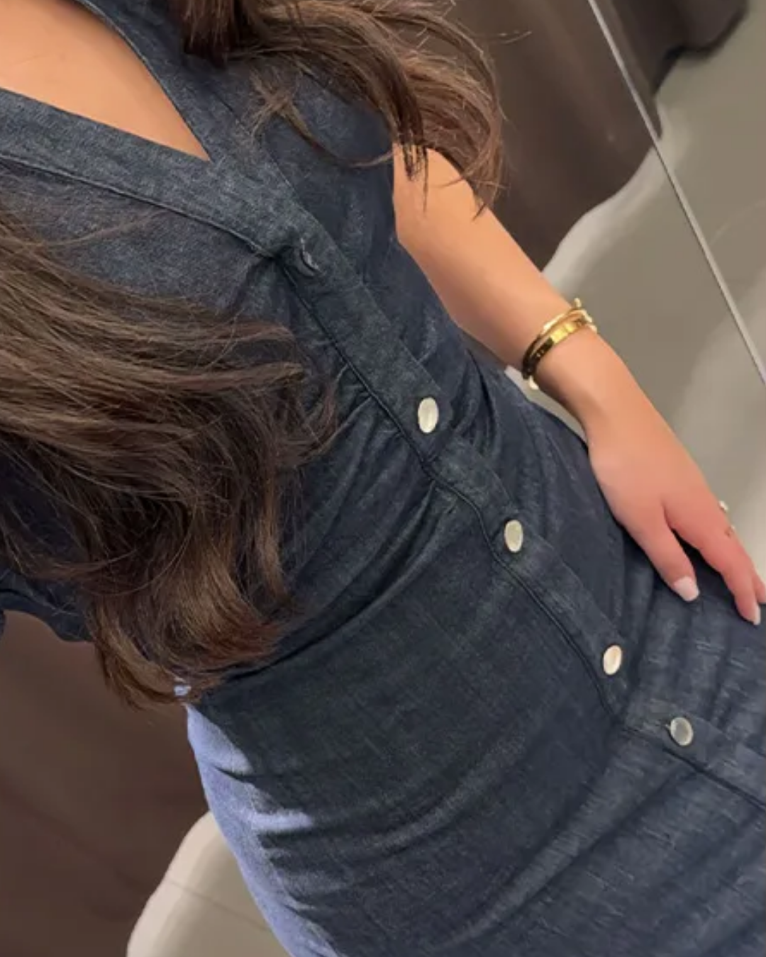 NEW Sadira Dark Denim Dress