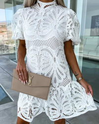 NEW Farrah White Lace Dress