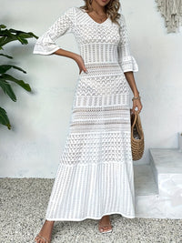 Madison Ivory Knitted Dress - Villa Vibes Australia