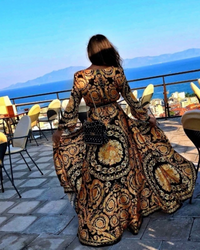 Donatella Vintage Print Dress