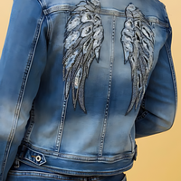 SALE Tyra Blue Denim Jacket - Villa Vibes Australia