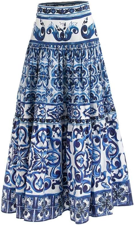 Belle Blue Skirt Set