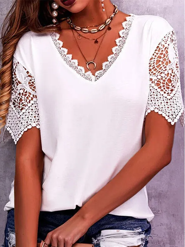 Brooklyn White Lace Top - Villa Vibes Australia